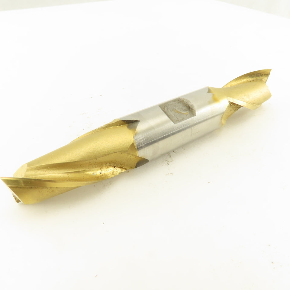 Fast Cut 616042 13/16" End Mill Double End Square 7/8" Shank 5-1/2 OAL TiN Coat