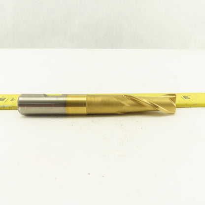 Fast Cut 129485 5/8 Cut End Mill 2 Flute 5/8" Shank TiN Coated Acculead 3.401