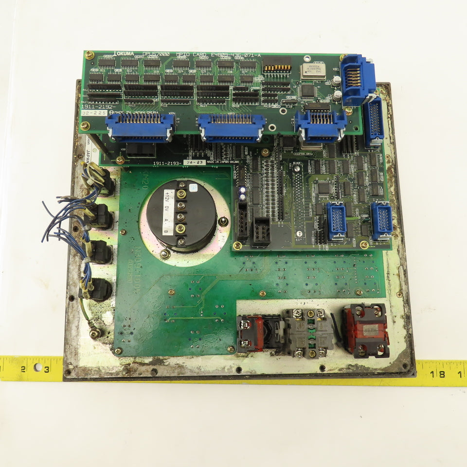Okuma MPN7000 LFS15-1SP CNC Lathe Operator Control Panel Switch Board