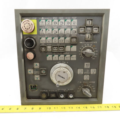 Okuma MPN7000 LFS15-1SP CNC Lathe Operator Control Panel Switch Board