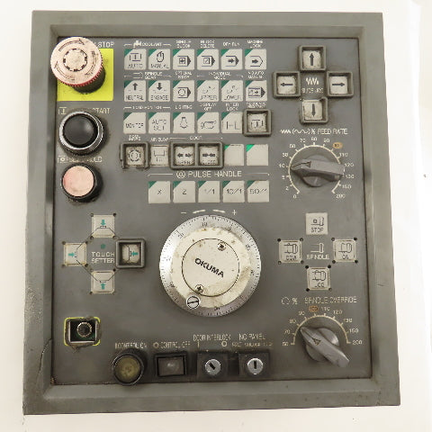 Okuma MPN7000 LFS15-1SP CNC Lathe Operator Control Panel Switch Board