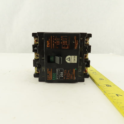 Fuji EA33 BB3AEA-020 20A 220V 3 Pole Circuit Breaker