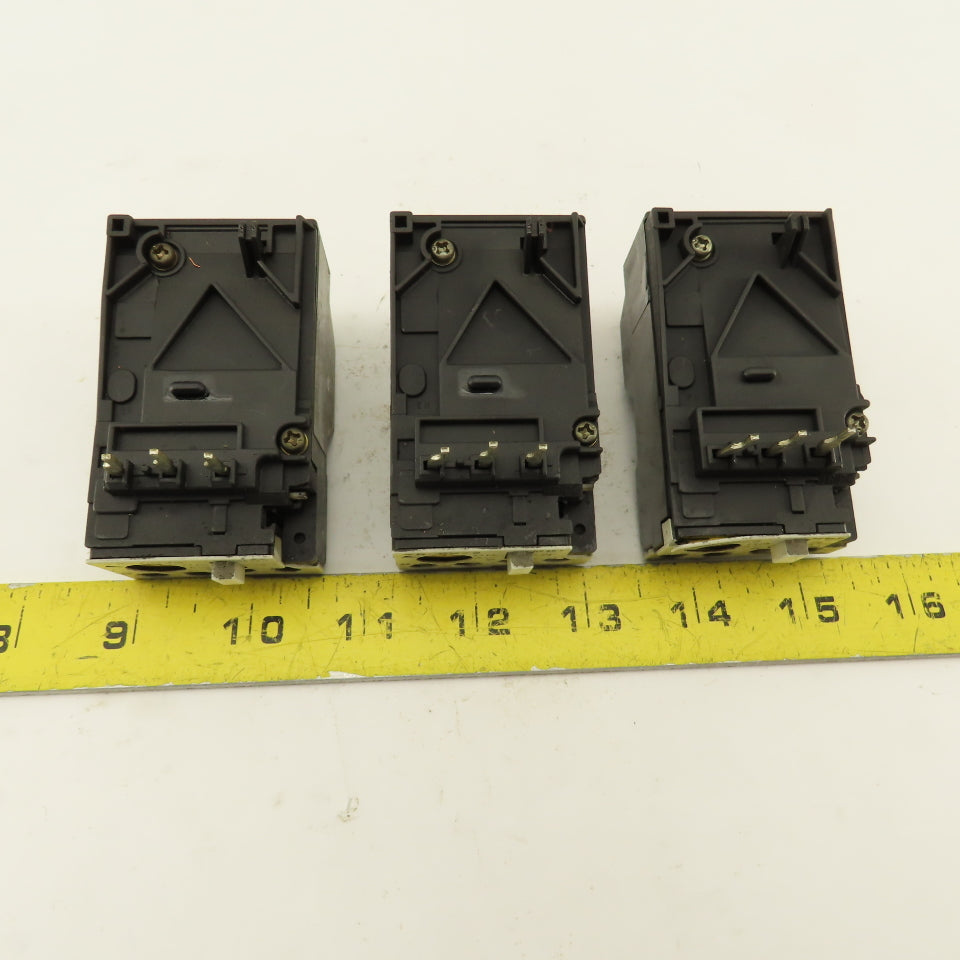 Fuji TR-0N/3 Overload Relay Mixed Trip Range 2.2-3.4A, 0.95-1.45A, 5-8A Lot Of 3