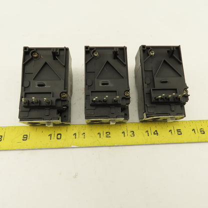 Fuji TR-0N/3 Overload Relay Mixed Trip Range 2.2-3.4A, 0.95-1.45A, 5-8A Lot Of 3