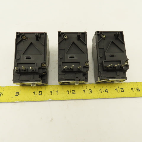 Fuji TR-0N/3 Overload Relay Mixed Trip Range 2.2-3.4A, 0.95-1.45A, 5-8A Lot Of 3
