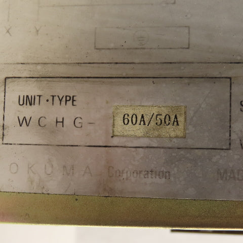 Okuma WCHG-60A/50A Spindle Motor Winding Changeover Unit