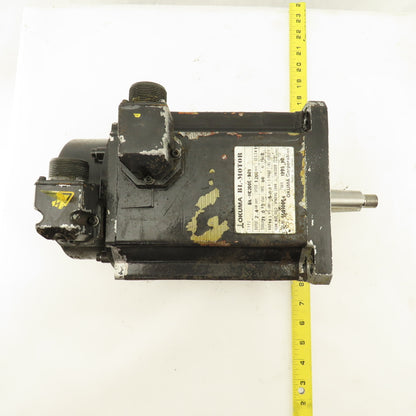 Okuma BL-MC200E-12T 2.4kW 1200RPM 3Ph 141V 80Hz AC Servo Motor