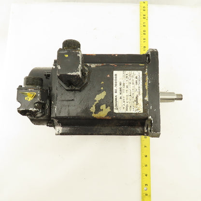 Okuma BL-MC200E-12T 2.4kW 1200RPM 3Ph 141V 80Hz AC Servo Motor