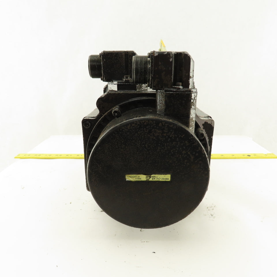 Okuma BL-MC200E-12T 2.4kW 1200RPM 3Ph 141V 80Hz AC Servo Motor