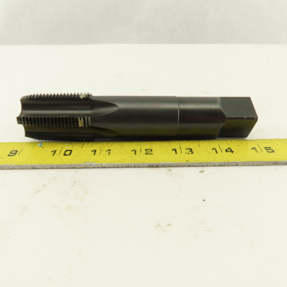Besly 1"-11 NPTF Bottom Plug Tap Straight 5 Flute 6" OAL