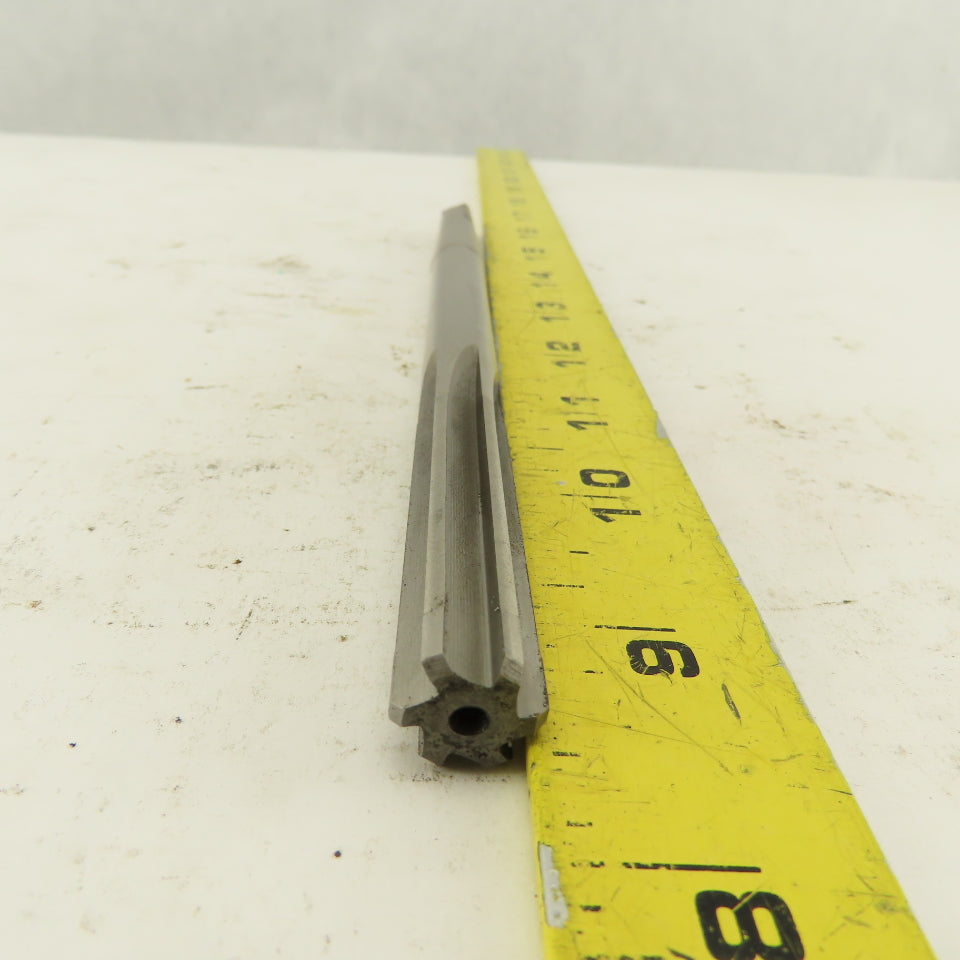 L & I 536 H21-97 B 1/2" Straight Flute Reamer MT #1 Morse Taper 1 Shank