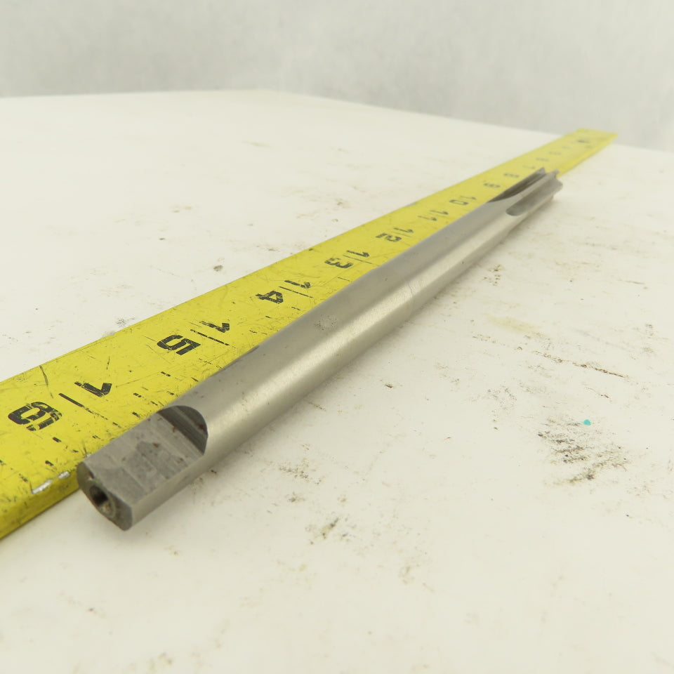L & I 536 H21-97 B 1/2" Straight Flute Reamer MT #1 Morse Taper 1 Shank