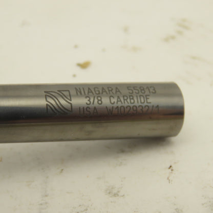 Niagara 85647 3/8 Carbide 4 Flute End Mill Right Hand Square