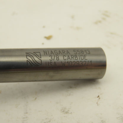 Niagara 85647 3/8 Carbide 4 Flute End Mill Right Hand Square