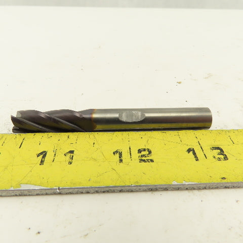 Niagara 85647 3/8 Carbide 4 Flute End Mill Right Hand Square