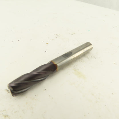 Niagara 85647 3/8 Carbide 4 Flute End Mill Right Hand Square