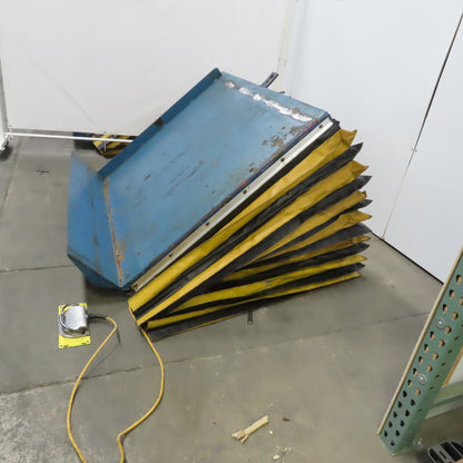 2000 LB Hydraulic 45° Container Tilter 208-230/460V 3Ph 60"W x 50"D