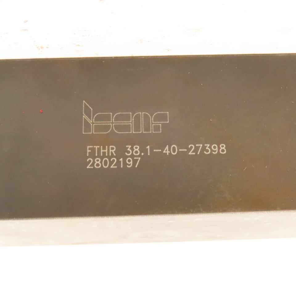 Iscar FTHR 38.1-40-27398 2802197 1-1/2" Square Shank Insert Tool Holder
