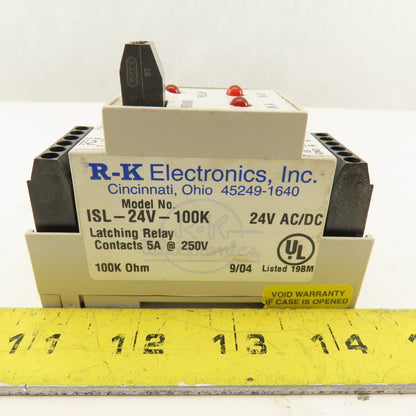 R-K Electronics ISL-24V-100K 24V AC/DC Two Channel Intrinsically Safe Relay
