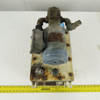 TOP-212HBM 208V 3Ph Hydraulic Pump Trochoid Power Unit 16 Liter