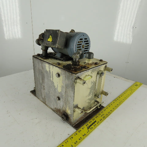 TOP-212HBM 208V 3Ph Hydraulic Pump Trochoid Power Unit 16 Liter