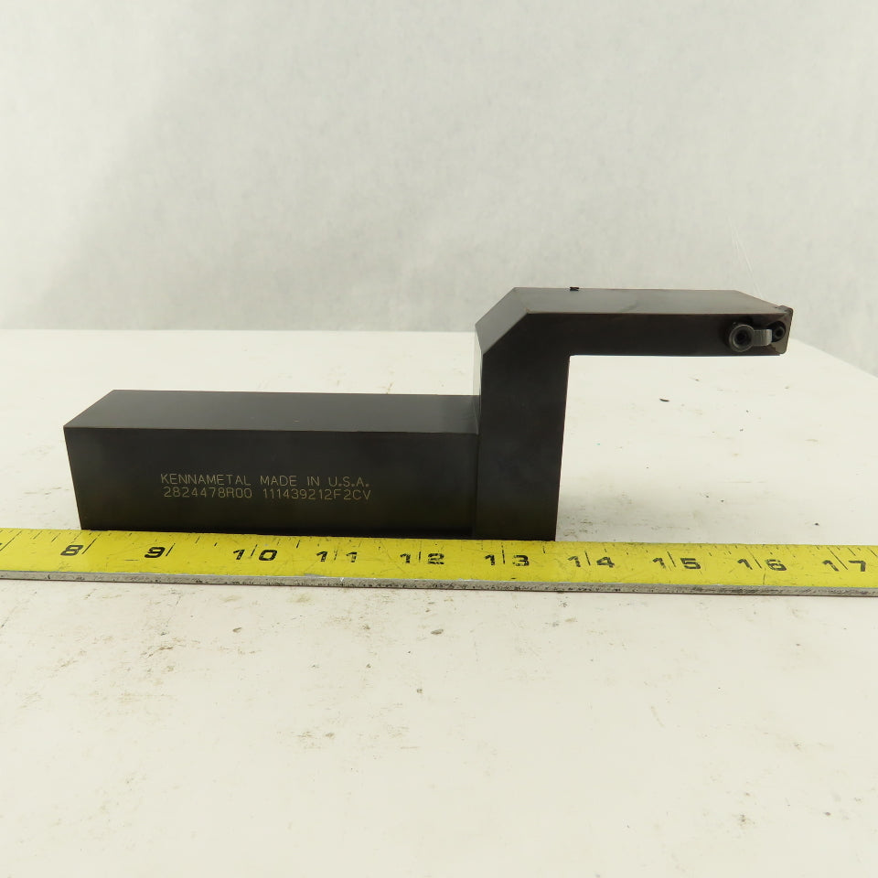 Kennametal 111439212F2CV 1.500 Square Shank Offset Indexing Tool Holder Triangle