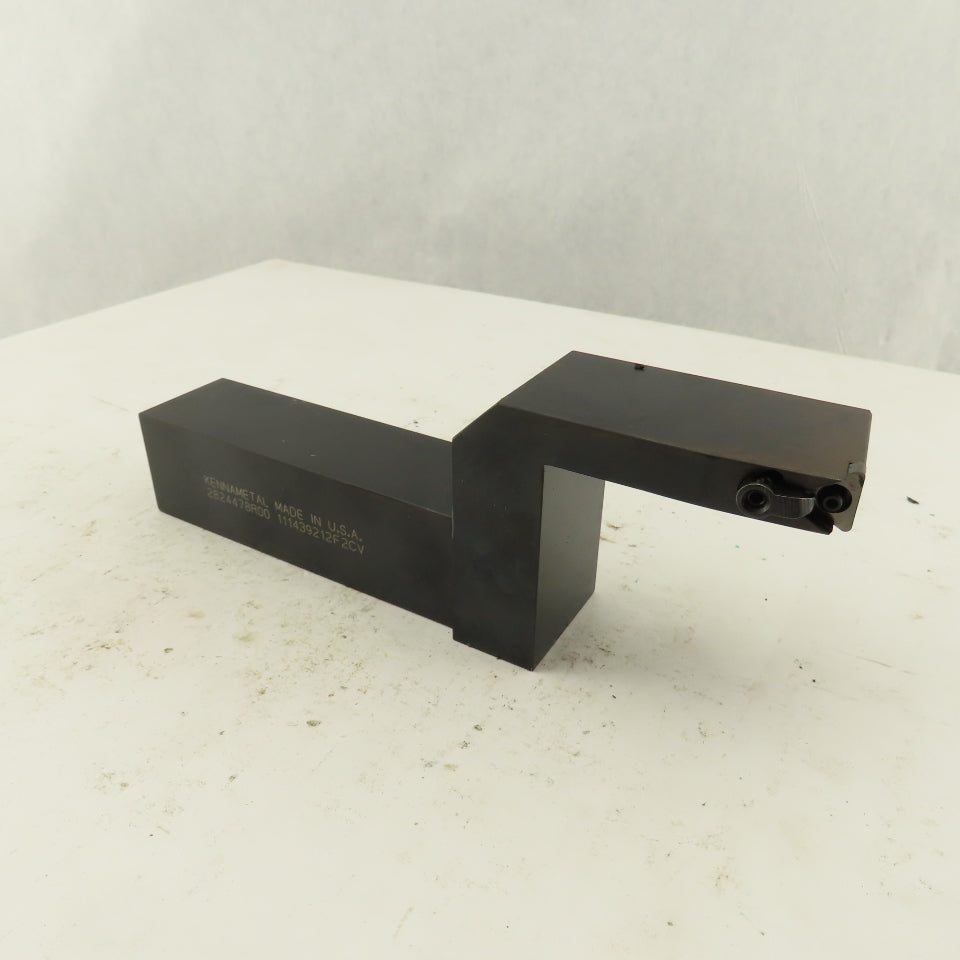 Kennametal 111439212F2CV 1.500 Square Shank Offset Indexing Tool Holder Triangle