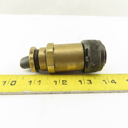 JAE 20-15SE 26.5mm Circular Connector Brass Body 7 Pin Female
