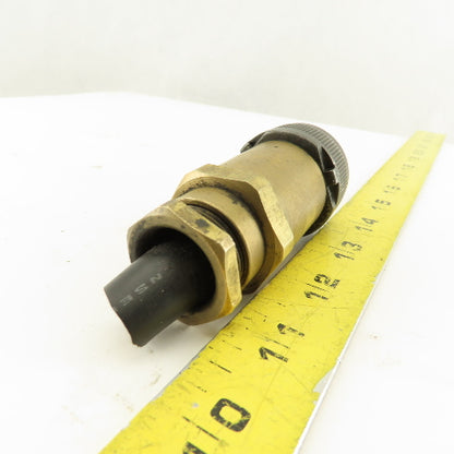 JAE 20-15SE 26.5mm Circular Connector Brass Body 7 Pin Female