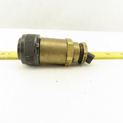 JAE 20-15SE 26.5mm Circular Connector Brass Body 7 Pin Female