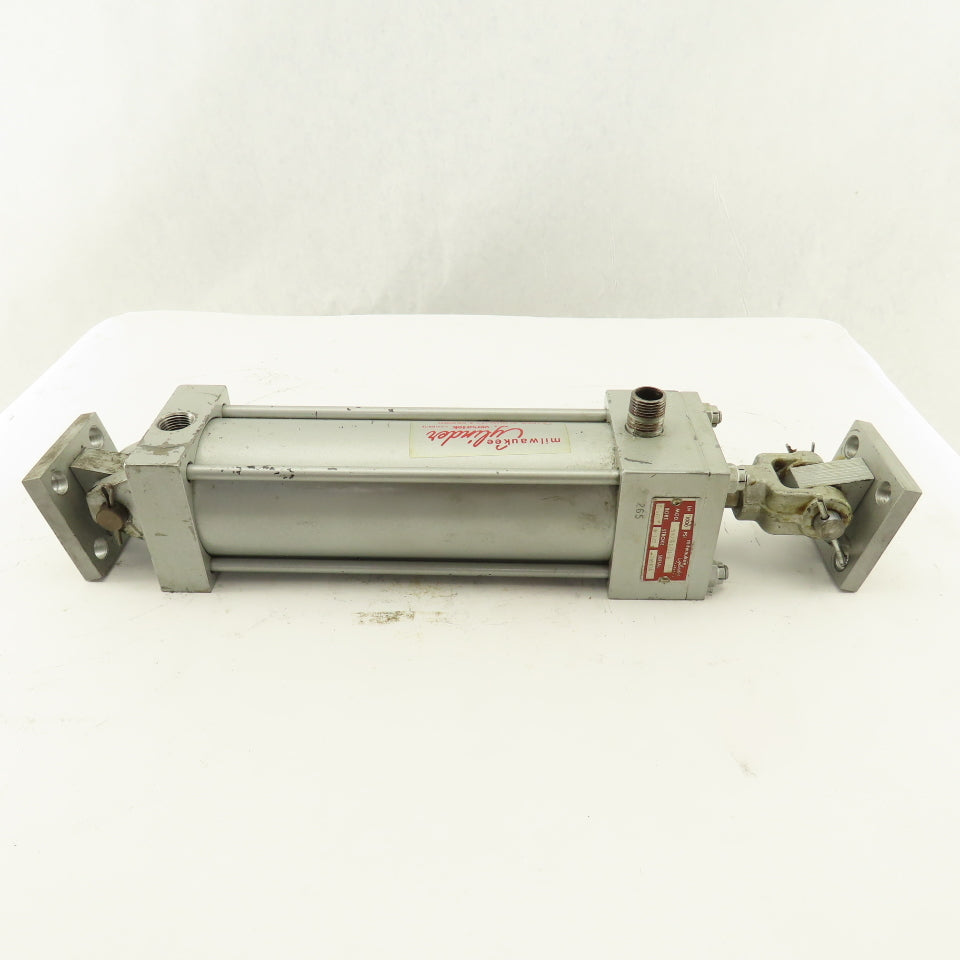 Milwaukee 520-61-21-1 2.5" Bore 6.5" Stroke Hydraulic Pneumatic Cylinder 1000PSI