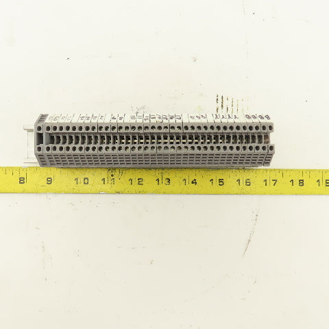 Kema 03ATEX2118U Euro 2.5 Electrical Terminal Block Strip 600V 20A Lot Of 36