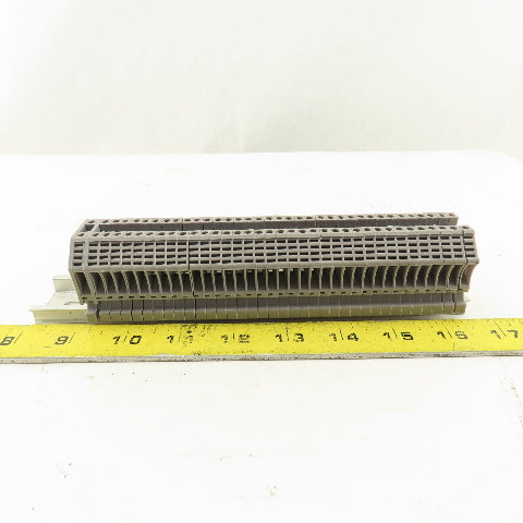 Kema 03ATEX2118U Euro 2.5 Electrical Terminal Block Strip 600V 20A Lot Of 36
