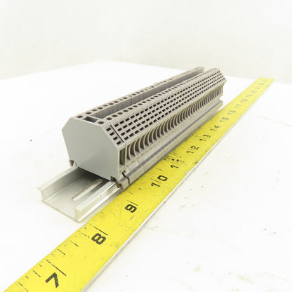 Kema 03ATEX2118U Euro 2.5 Electrical Terminal Block Strip 600V 20A Lot Of 36