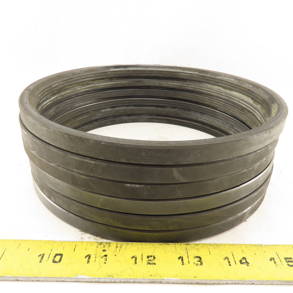 NDK 180-200-11 Steel Band Piston Seal 180mm ID 200mm OD Lot Of 6