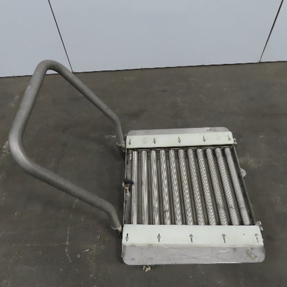 Stainless Steel 1.90" Gravity Roller Fixture Tooling Changer Cart 21"x27"