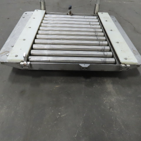 Stainless Steel 1.90" Gravity Roller Fixture Tooling Changer Cart 21"x27"
