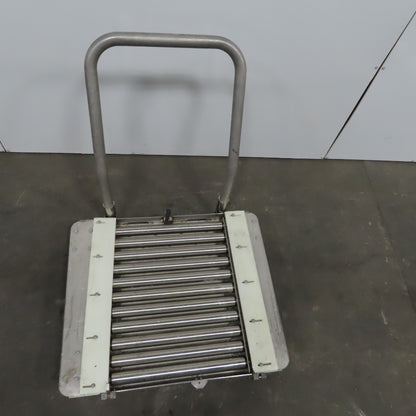 Stainless Steel 1.90" Gravity Roller Fixture Tooling Changer Cart 21"x27"