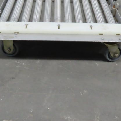 Stainless Steel 1.90" Gravity Roller Fixture Tooling Changer Cart 21"x27"