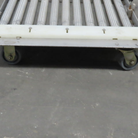 Stainless Steel 1.90" Gravity Roller Fixture Tooling Changer Cart 21"x27"