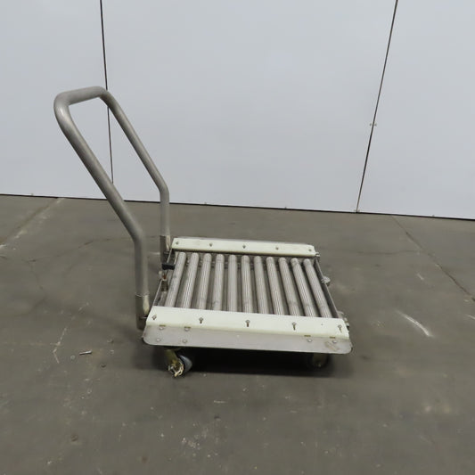Stainless Steel 1.90" Gravity Roller Fixture Tooling Changer Cart 21"x27"