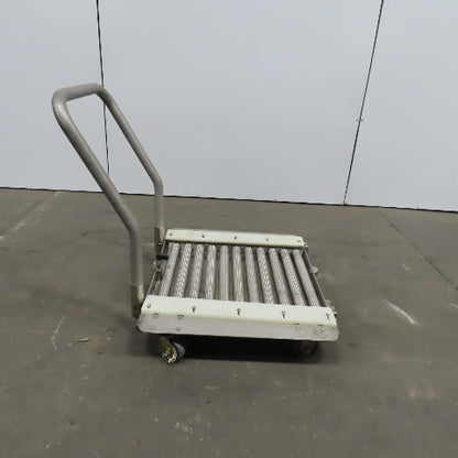 Stainless Steel 1.90" Gravity Roller Fixture Tooling Changer Cart 21"x27"