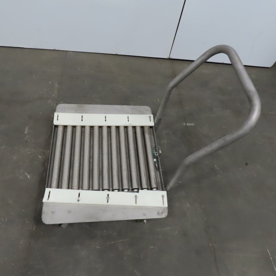 Stainless Steel 1.90" Gravity Roller Fixture Tooling Changer Cart 21"x27"