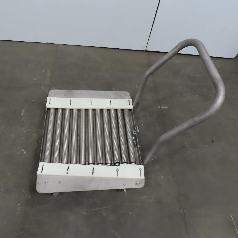 Stainless Steel 1.90" Gravity Roller Fixture Tooling Changer Cart 21"x27"