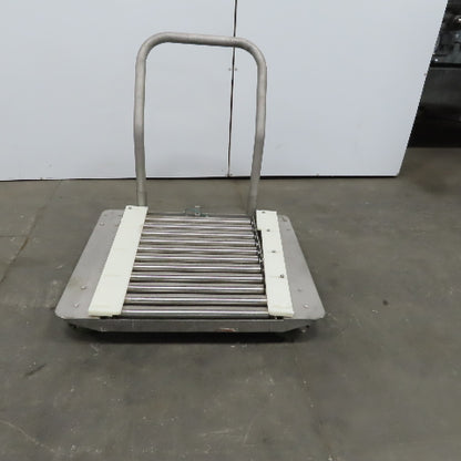 Stainless Steel 1.90" Gravity Roller Fixture Tooling Changer Cart 21"x27"