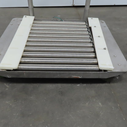 Stainless Steel 1.90" Gravity Roller Fixture Tooling Changer Cart 21"x27"