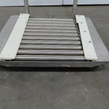Stainless Steel 1.90" Gravity Roller Fixture Tooling Changer Cart 21"x27"