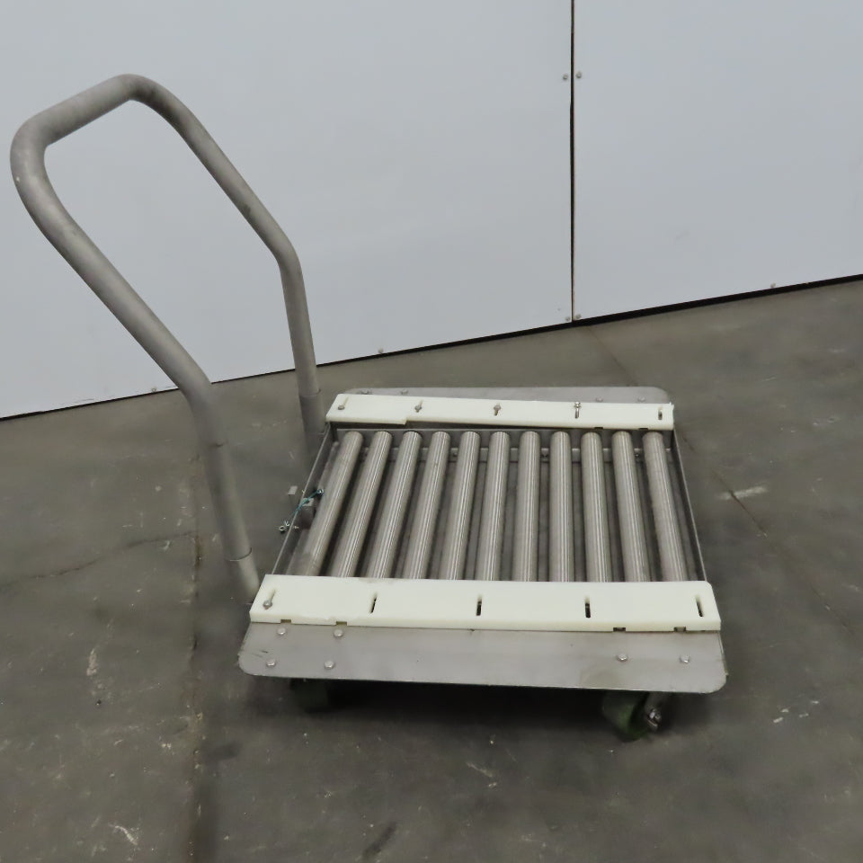 Stainless Steel 1.90" Gravity Roller Fixture Tooling Changer Cart 21"x27"