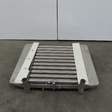 Stainless Steel 1.90" Gravity Roller Fixture Tooling Changer Cart 21"x27"
