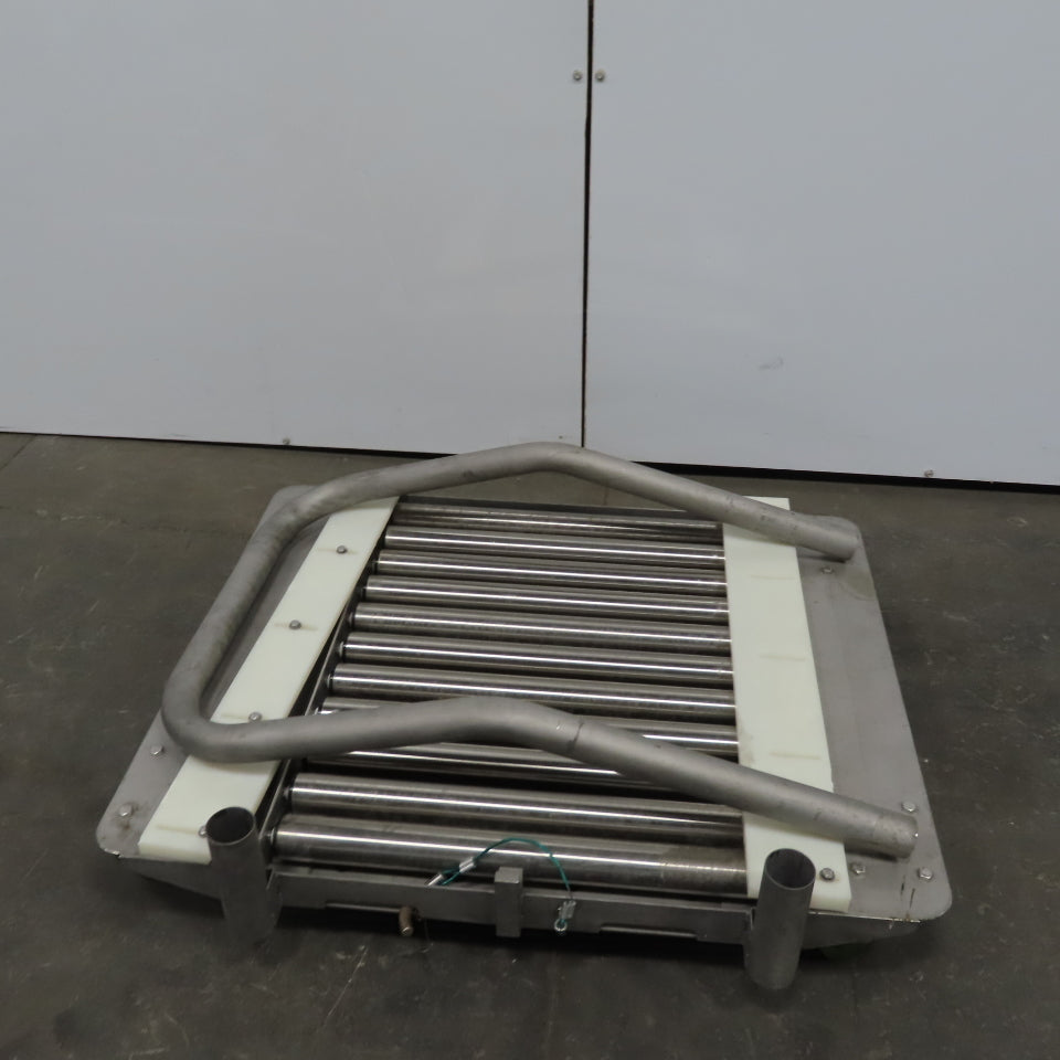 Stainless Steel 1.90" Gravity Roller Fixture Tooling Changer Cart 21"x27"